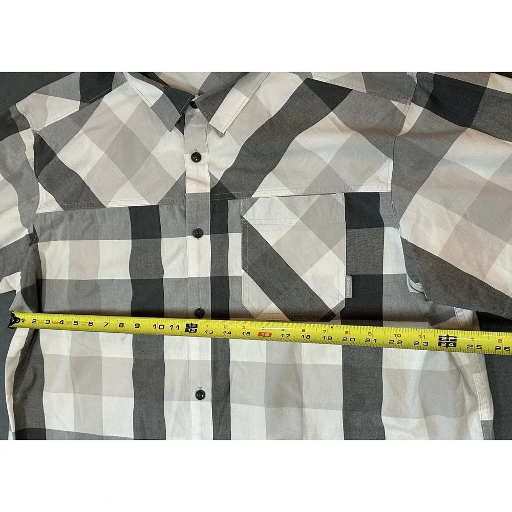 Columbia Shirt Mens Short Sleeve Button Down Regular Fit Size XXL